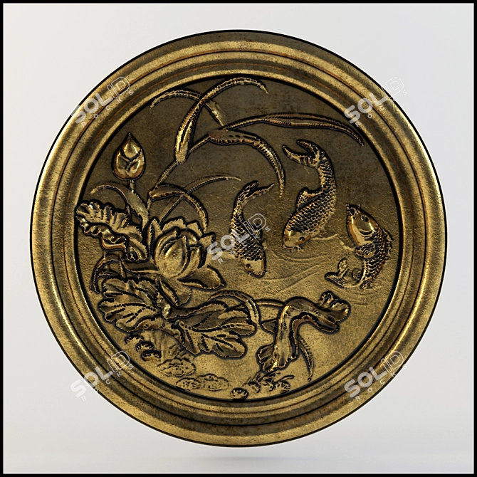 Chinese Bas-relief 3D model image 1