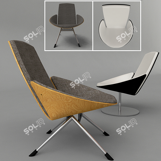 Mobem Chair: Lippi O/Lippi L 3D model image 1