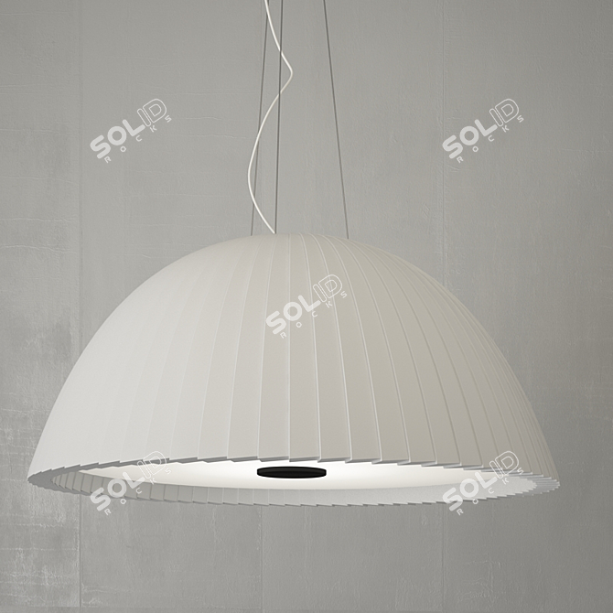 Elegant EVA Pendant Light 3D model image 1
