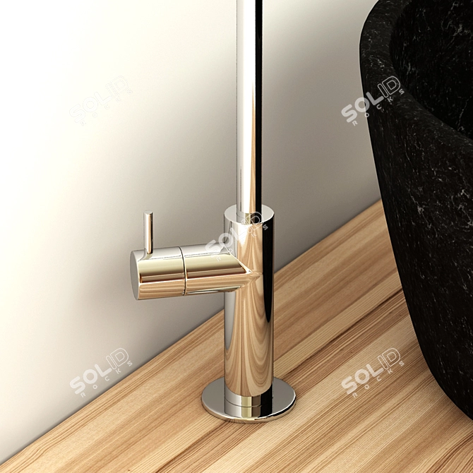 Elegant Black Pearl Furniture Set 3D model image 3