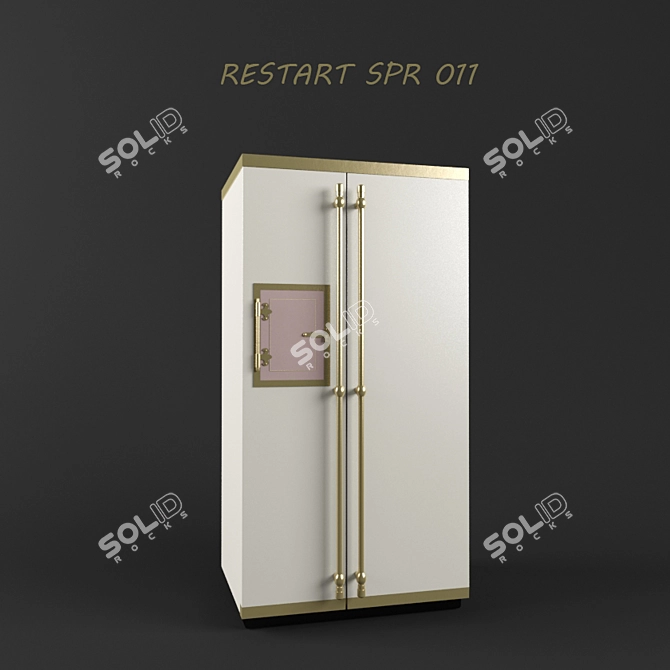 Italian Restart SPR011 Refrigerator 3D model image 1