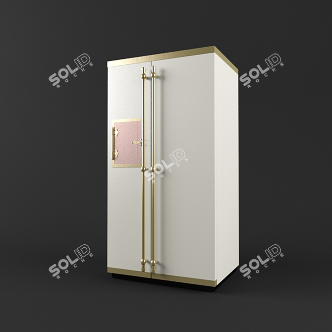 Italian Restart SPR011 Refrigerator 3D model image 2