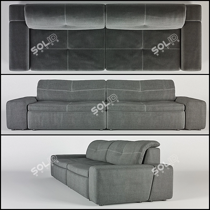 Modular Sofa: Smile ROM 3D model image 1