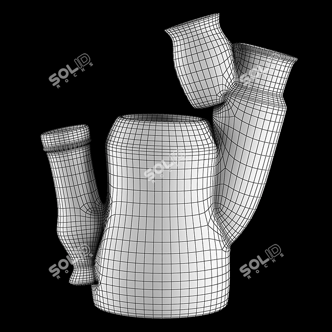 Multiculti Masterpiece Vase 3D model image 2