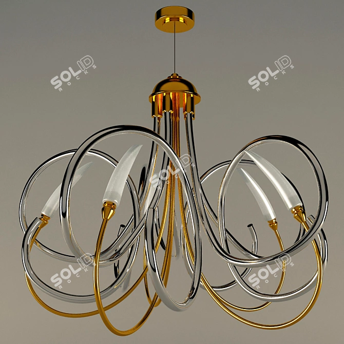 Modern Chandelier Bellart 3D model image 1