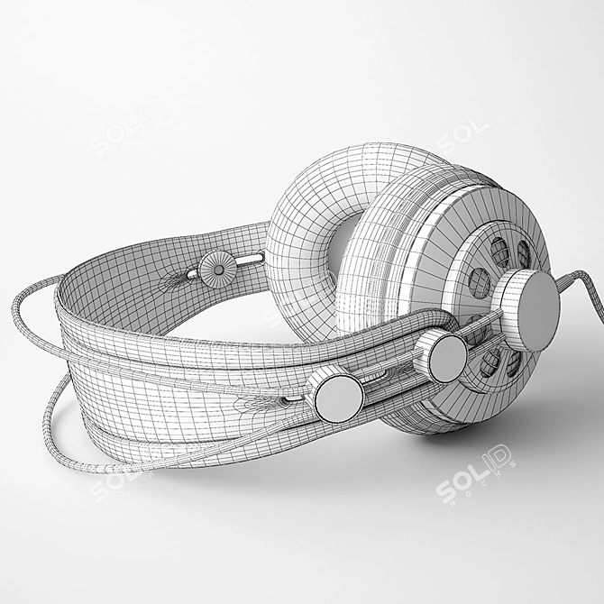 AKG K242 HD: Legendary Home Studio Headphones 3D model image 3