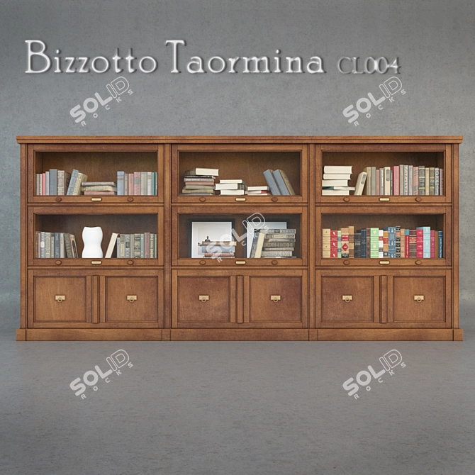 Taormina Bookcase - Stylish and Functional 3D model image 1