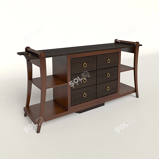 Pacific 17 Locker - Stylish and Spacious 3D model image 2