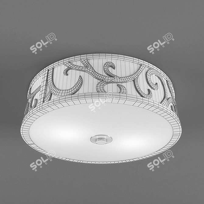 Elegant LA CASEDDA Pendant Light by EGLO 3D model image 2