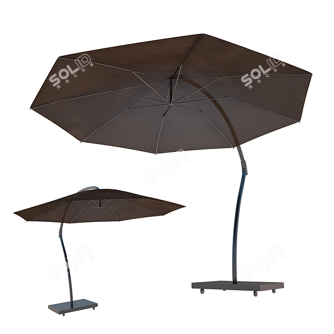 Skyline Sunbrella: Ultimate Sun Protection 3D model image 1