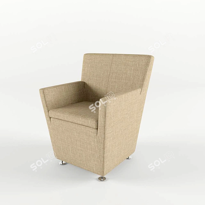 Elegant Ivy Chair 3D model image 1
