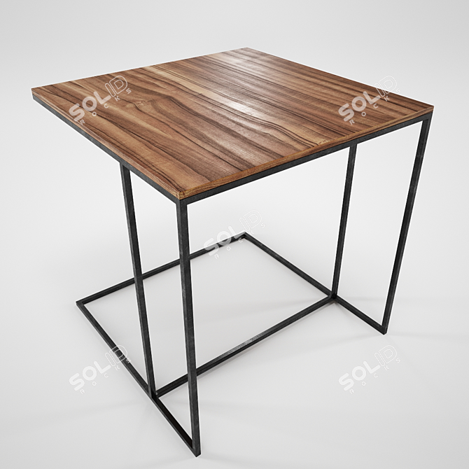 Minimalistic Minotti Leger Coffee Table 3D model image 1