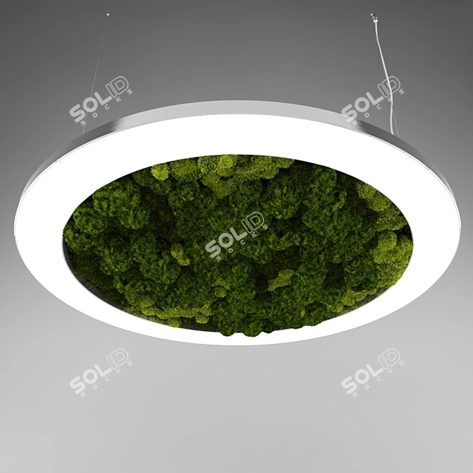 Green Light Ring 3D model image 1
