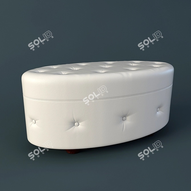 Symfonia Night Ottoman by Dall'Agnese 3D model image 1