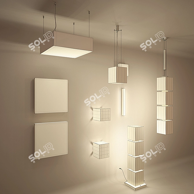 Jeti Tower: Innovative Lighting Solution 3D model image 3