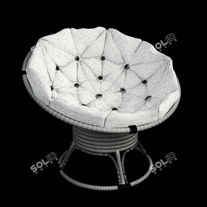 Veranda Chair Farmhouse 3D model image 2