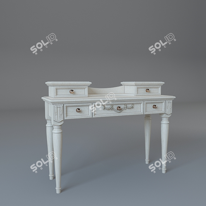 Luxury Italian Bedroom Furniture 3D model image 3