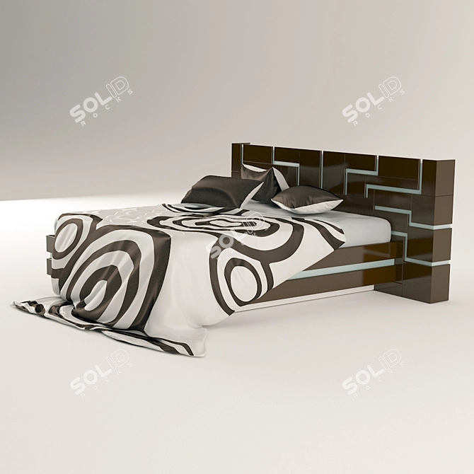 Contrast Dreams Bed 3D model image 2