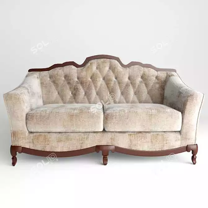 Classic Sofa 3D model image 1