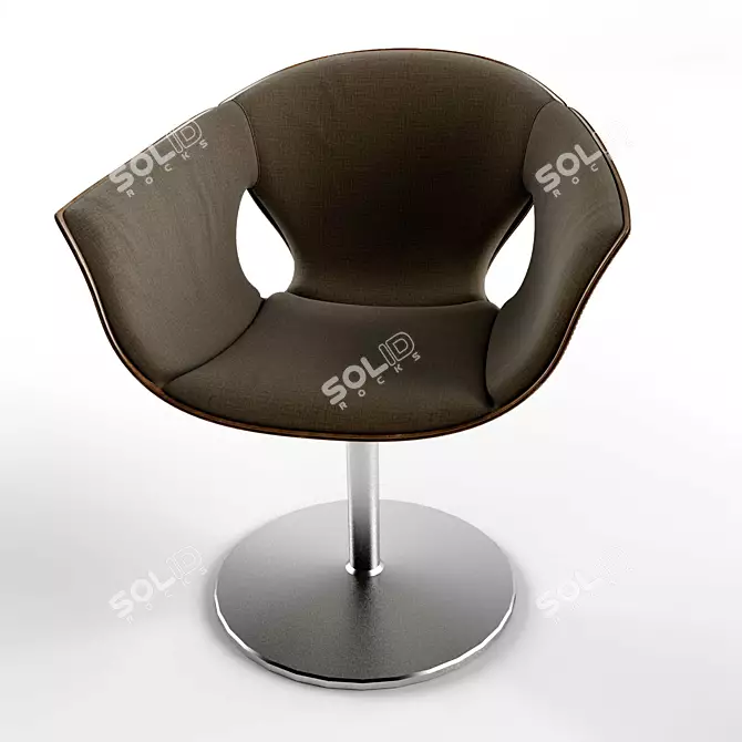  Stylish Comfortable Chair 3D model image 1