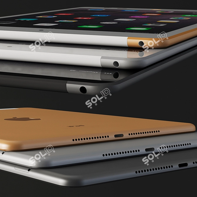 Sleekly Powerful iPad Air 2 3D model image 2