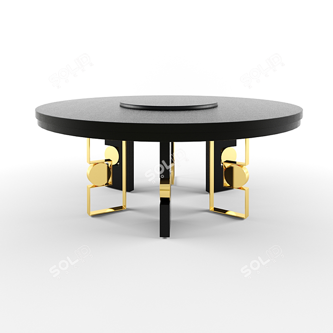 smania RODRIGO - Elegant Wooden Coffee Table 3D model image 1