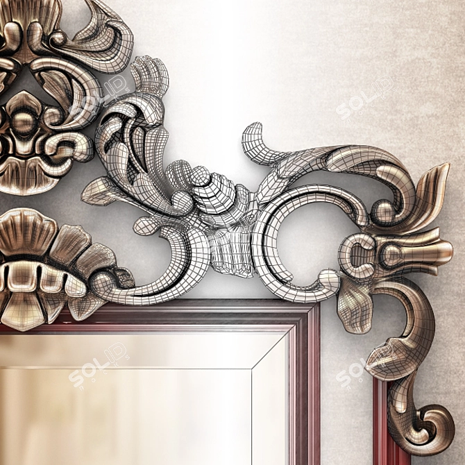 Suzanne Mirror: Elegant and Spacious 3D model image 2