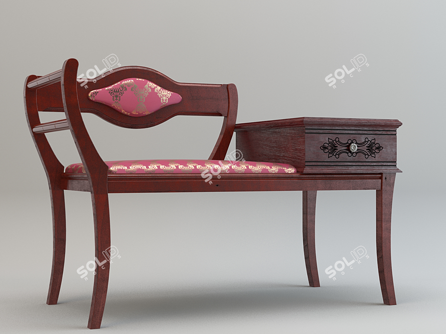 Spring 2014 Zzibo Mobili Bench 3D model image 1