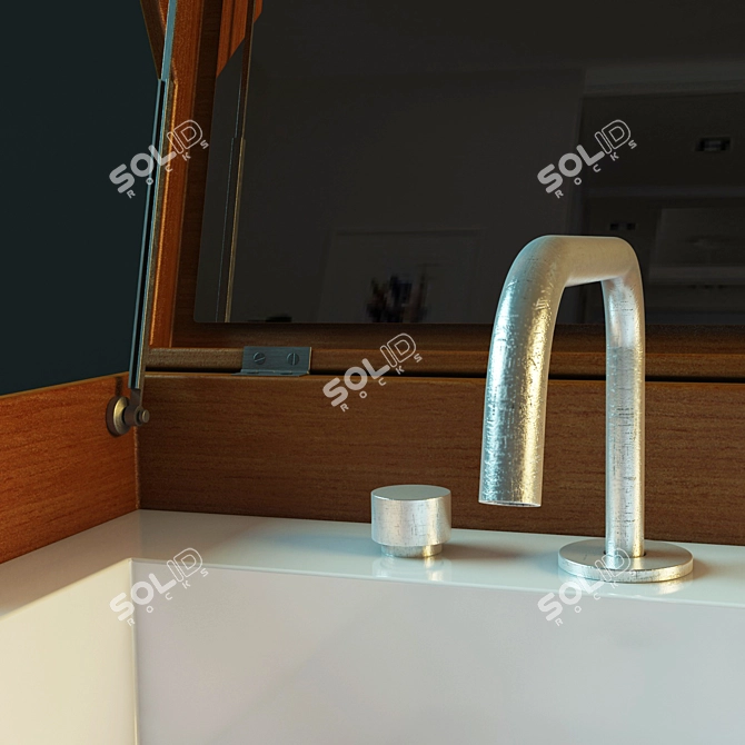 Mobile Washbasin Kit: Cleanliness on the Go 3D model image 2