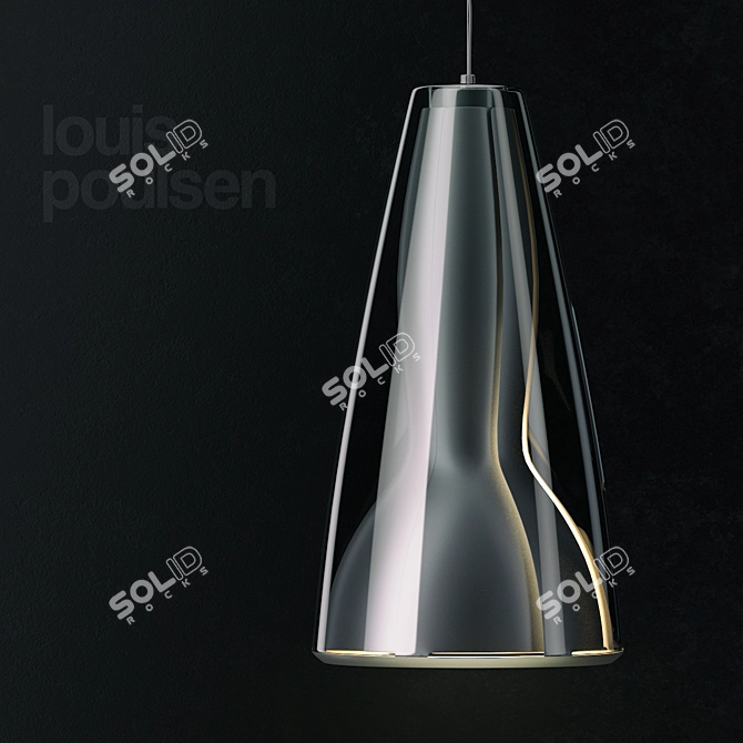 Louis Poulsen Queen Pendant Light 3D model image 1