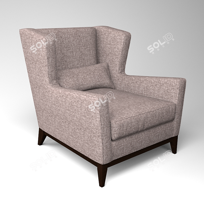 Asnaghi Atmosphere: Stylish Compact Wheelchair 3D model image 1