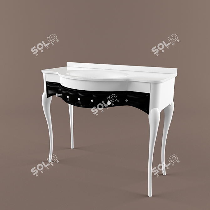 Luxury Capitonne Drawers: IL TEMPO Collection 3D model image 1