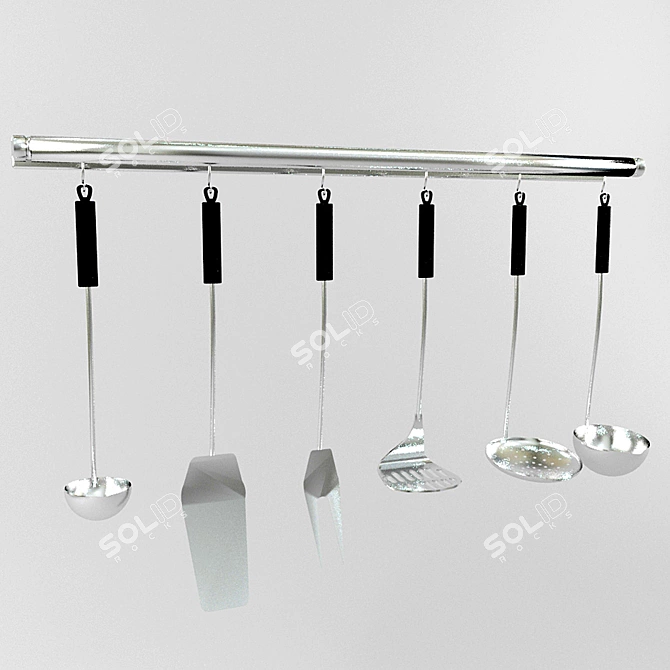 Essential Kitchen Appliances 3D model image 1