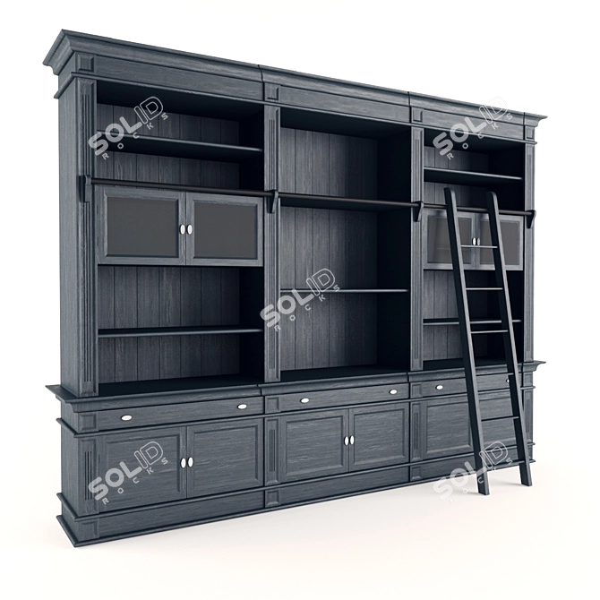 Devina Nais Library: Elegant and Spacious 3D model image 2