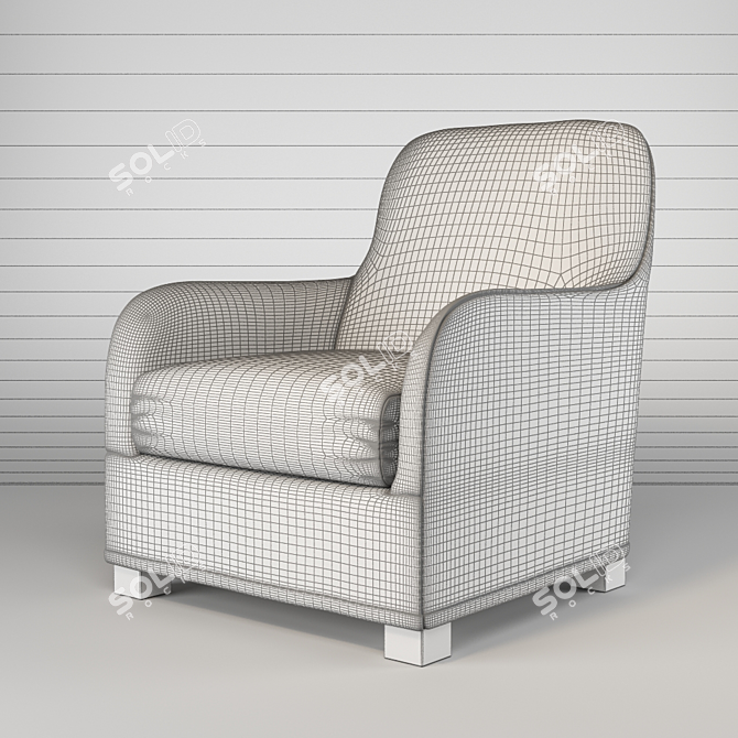 Elegant casamilano Benny Chair 3D model image 2