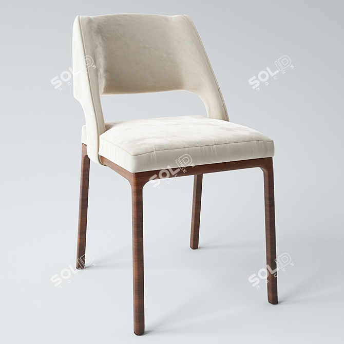 Modern Comfort ADS Chair 3D model image 1