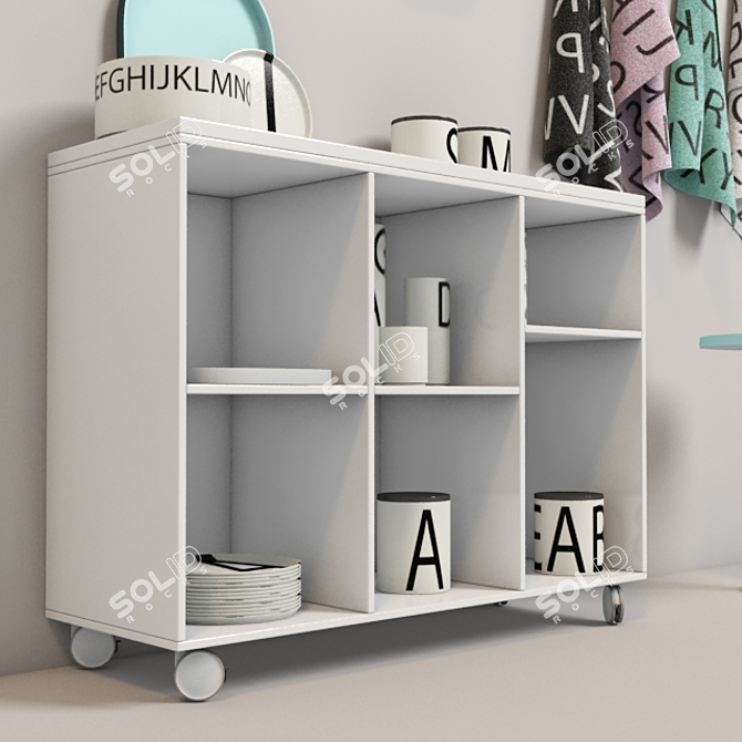 Design Letters Decoration Set 3D model image 3