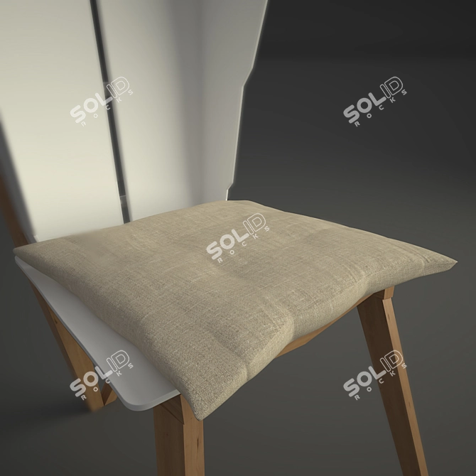 Futuristic Ash Chair 3D model image 3