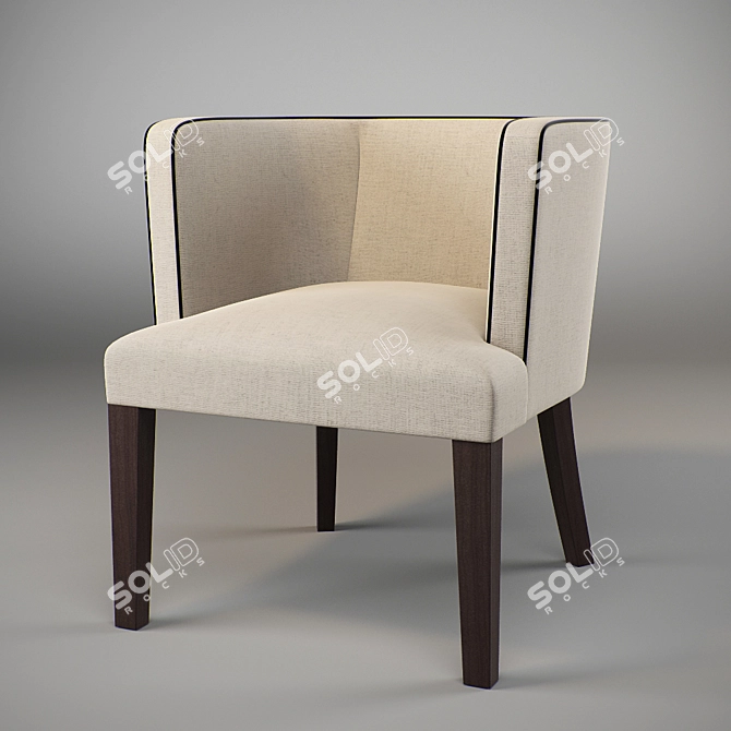 Oasis - Glenn: Compact Outdoor Seating 3D model image 1