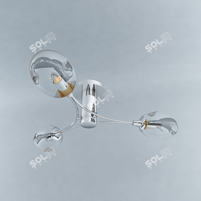 Breezelight 1301/PL3 - Elegant Ceiling Lamp 3D model image 1