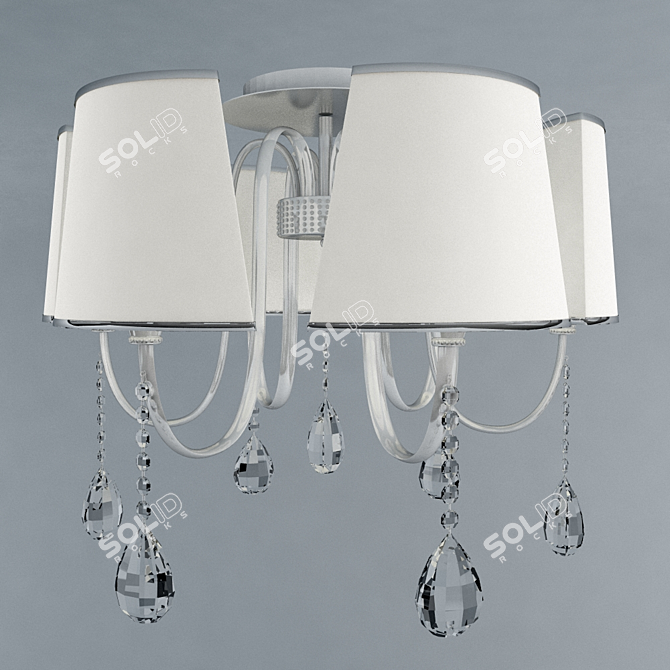 Elegant Breezelight Chandelier 3D model image 2