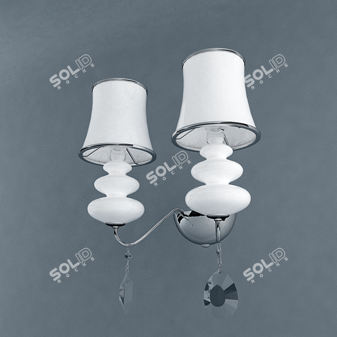 Breezelight 1303: Modern Wall Lamp 3D model image 1