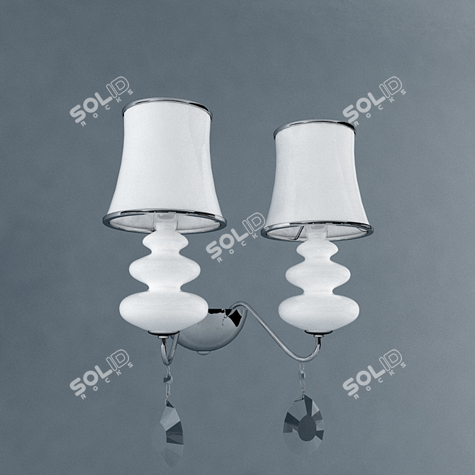 Breezelight 1303: Modern Wall Lamp 3D model image 2