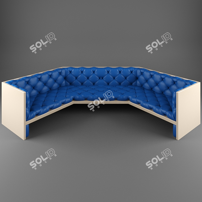 Cosy Corner Sofa 3D model image 1