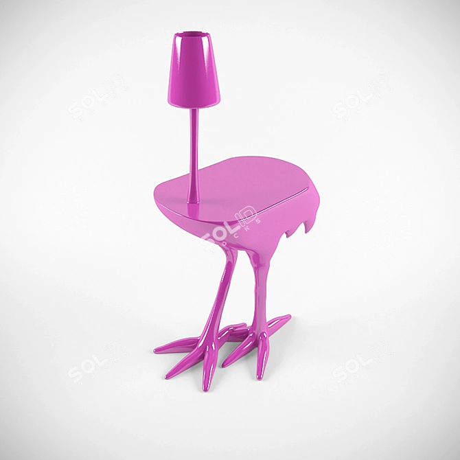 Flamingo Coffee Table 3D model image 1