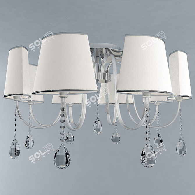 Ethereal Chandelier: Breezelight 1302/PL9 3D model image 2