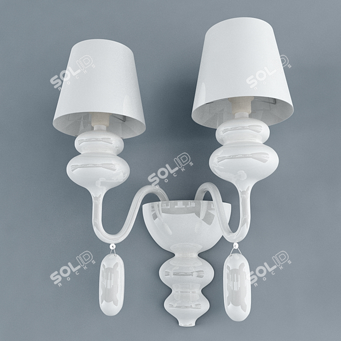 Breezelight Wall Lamp 1304: A Modern 3D Model 3D model image 1