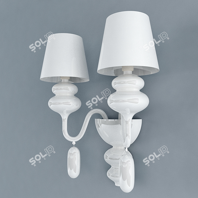 Breezelight Wall Lamp 1304: A Modern 3D Model 3D model image 2
