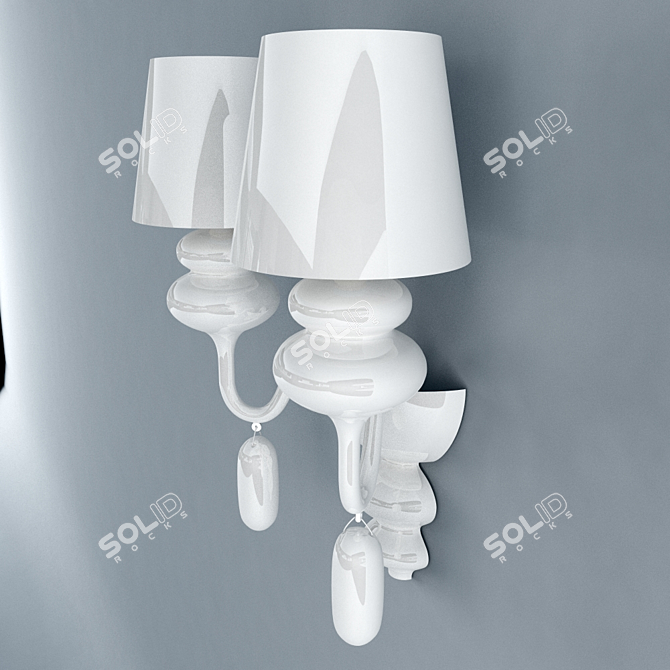 Breezelight Wall Lamp 1304: A Modern 3D Model 3D model image 3