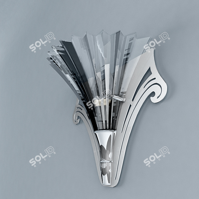 Breezelight 1305/AP: Elegant Wall Lamp 3D model image 2